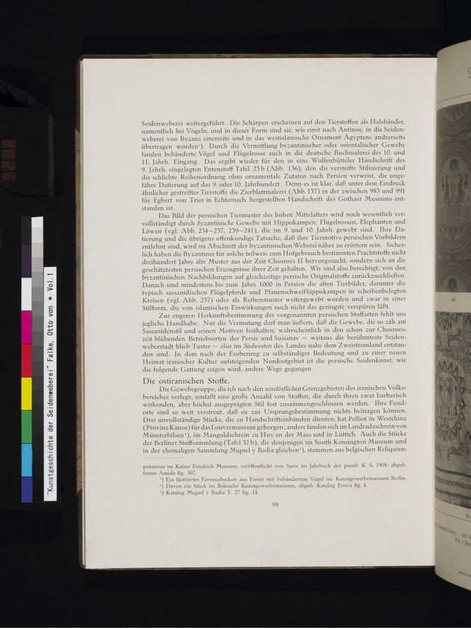 Kunstgeschichte der Seidenweberei : vol.1 / 202 ページ（カラー画像）