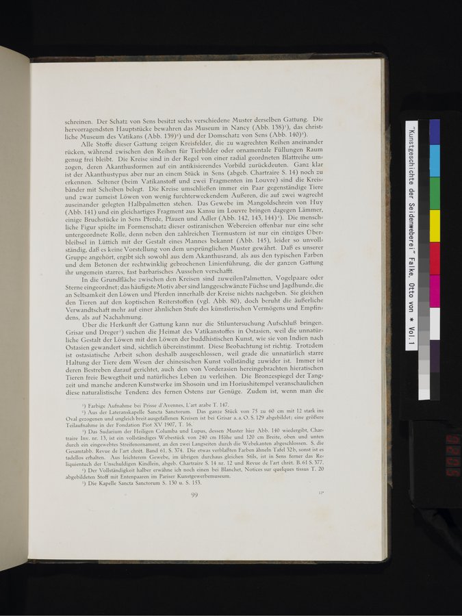 Kunstgeschichte der Seidenweberei : vol.1 / 205 ページ（カラー画像）