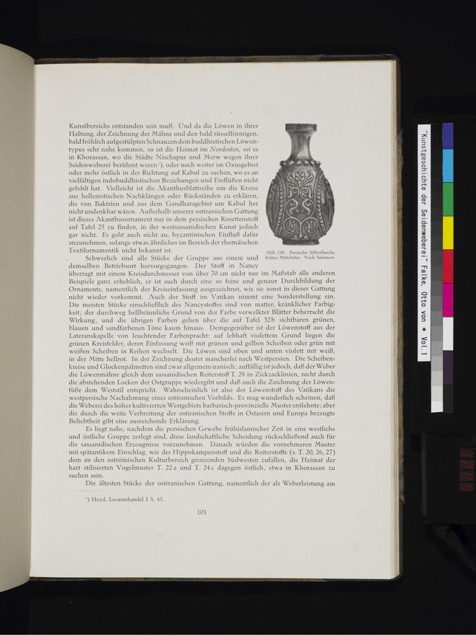Kunstgeschichte der Seidenweberei : vol.1 / 209 ページ（カラー画像）
