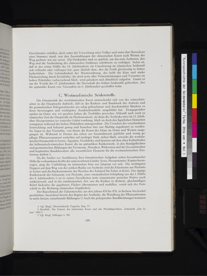 Kunstgeschichte der Seidenweberei : vol.1 / 221 ページ（カラー画像）