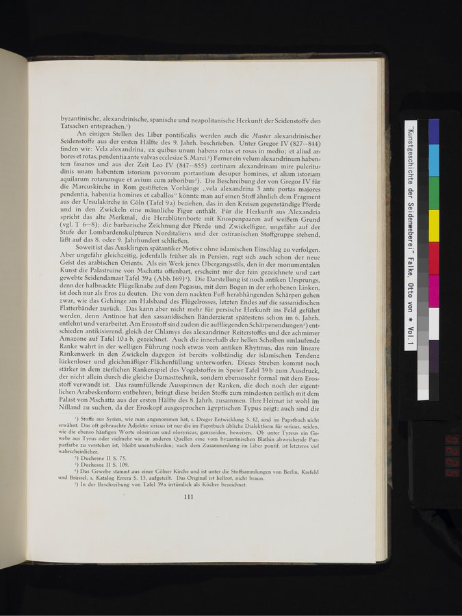 Kunstgeschichte der Seidenweberei : vol.1 / 225 ページ（カラー画像）