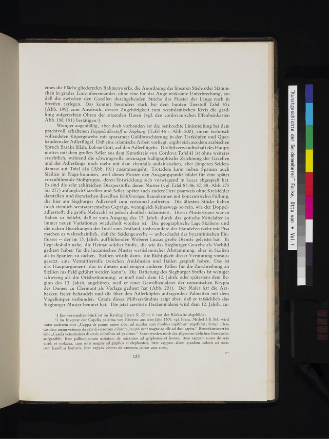 Kunstgeschichte der Seidenweberei : vol.1 / 251 ページ（カラー画像）