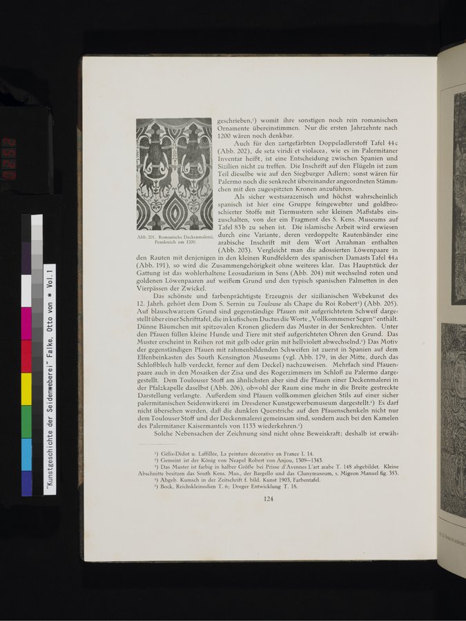Kunstgeschichte der Seidenweberei : vol.1 / 252 ページ（カラー画像）