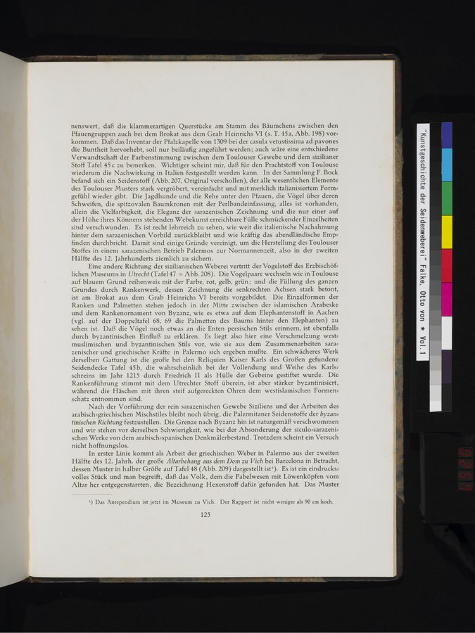 Kunstgeschichte der Seidenweberei : vol.1 / 257 ページ（カラー画像）