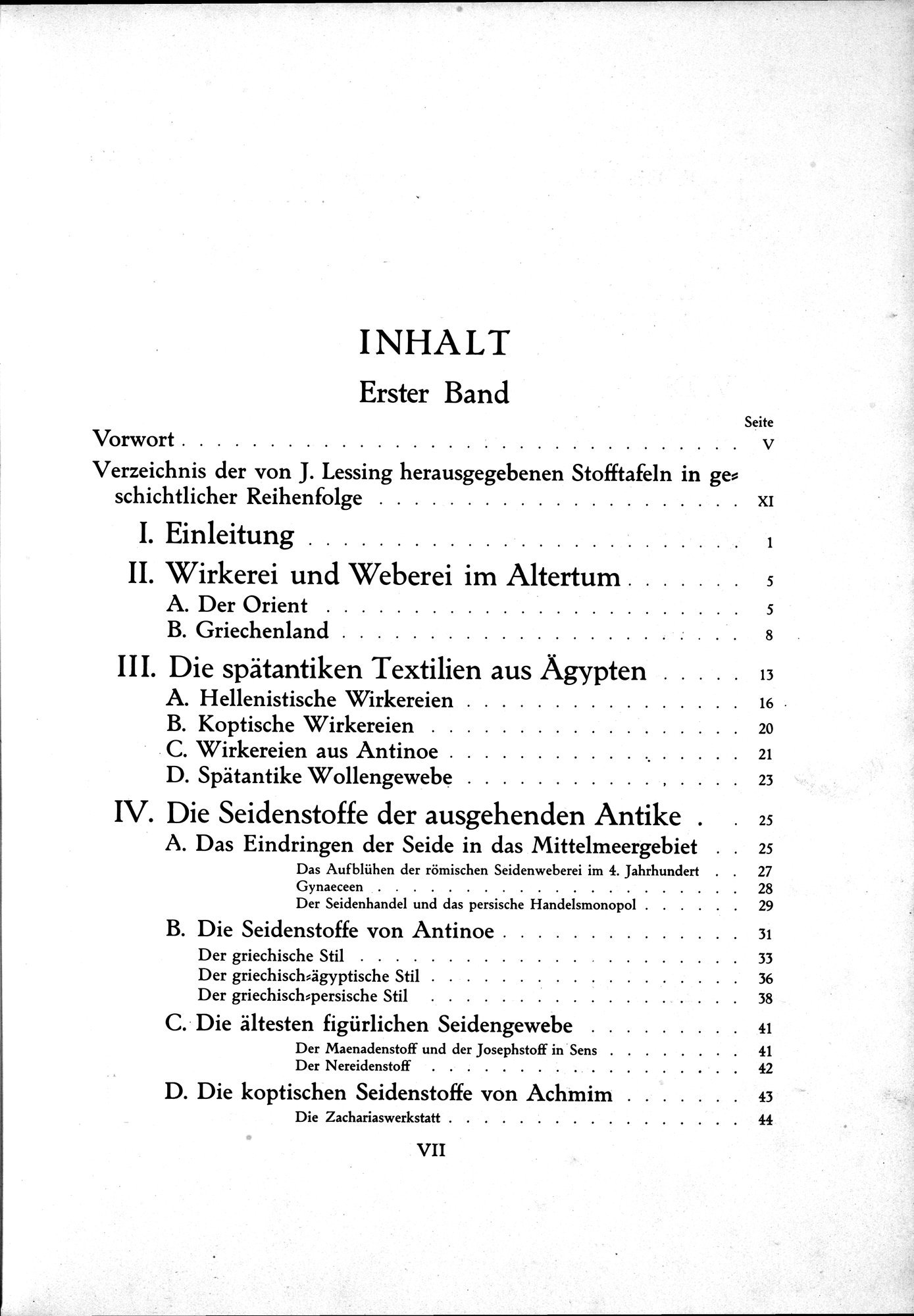 Kunstgeschichte der Seidenweberei : vol.1 / 15 ページ（白黒高解像度画像）