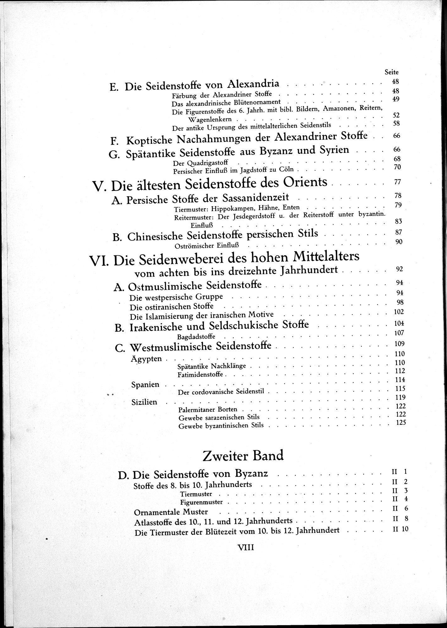 Kunstgeschichte der Seidenweberei : vol.1 / 16 ページ（白黒高解像度画像）