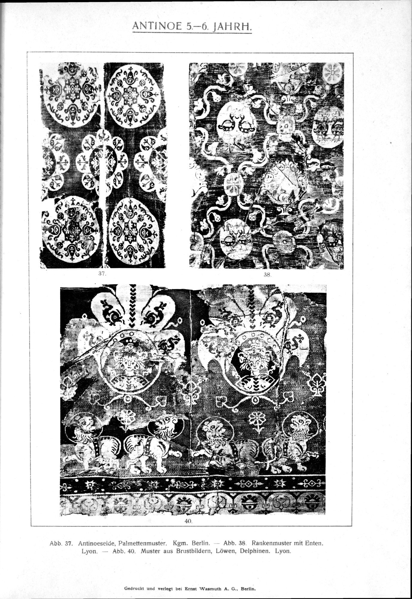 Kunstgeschichte der Seidenweberei : vol.1 / 97 ページ（白黒高解像度画像）