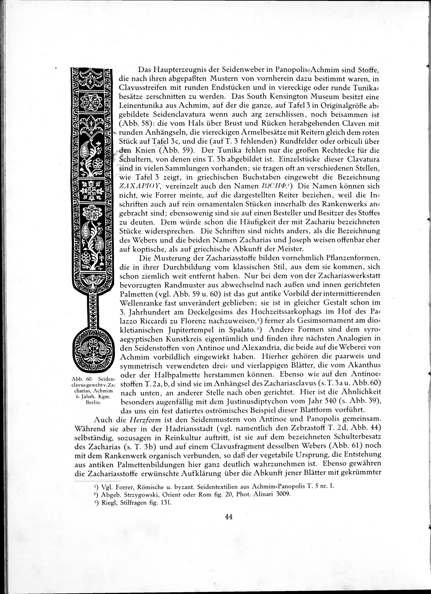 Kunstgeschichte der Seidenweberei : vol.1 / 118 ページ（白黒高解像度画像）
