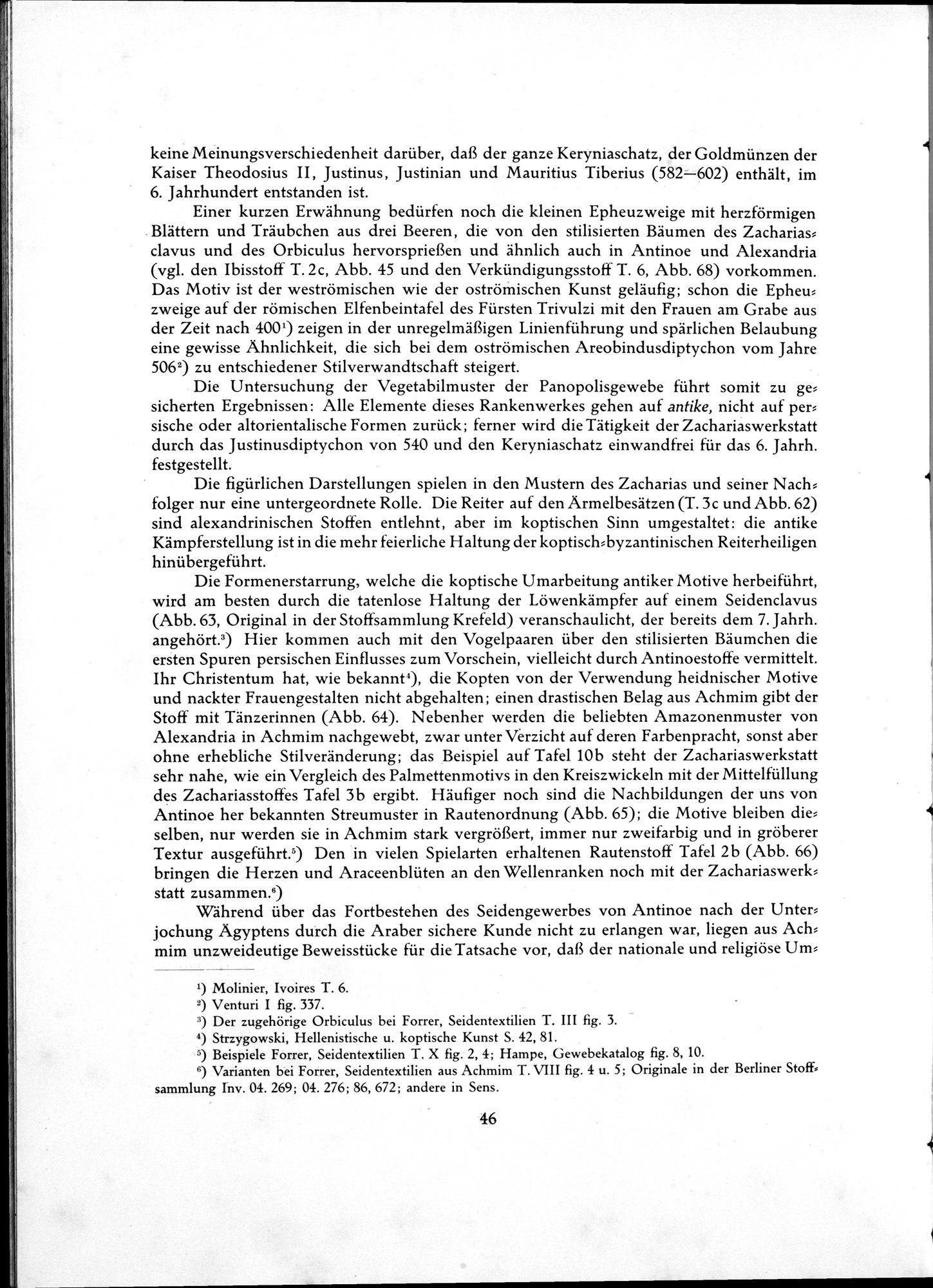 Kunstgeschichte der Seidenweberei : vol.1 / 122 ページ（白黒高解像度画像）