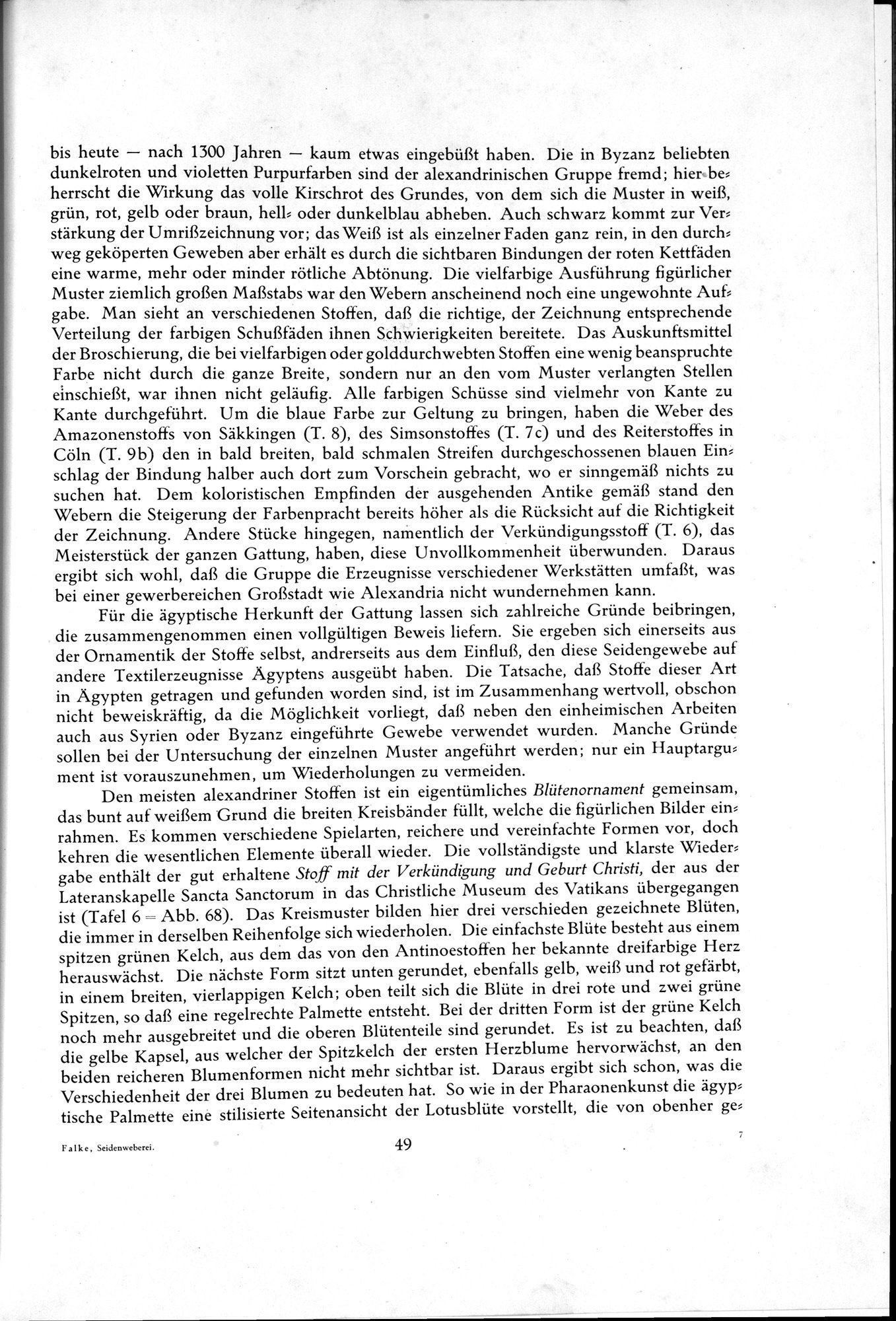 Kunstgeschichte der Seidenweberei : vol.1 / 129 ページ（白黒高解像度画像）