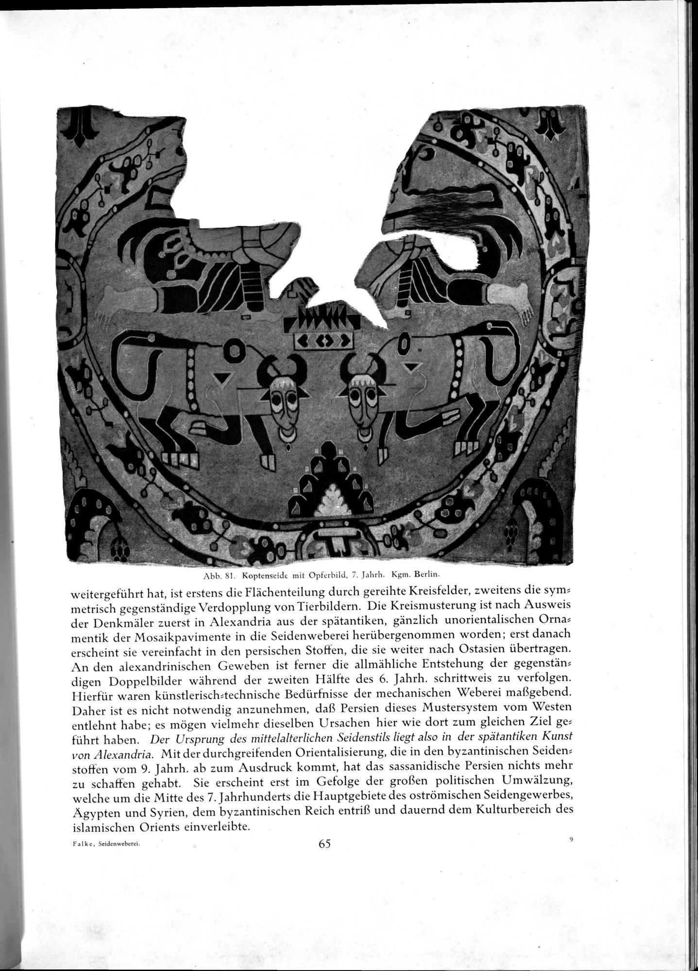 Kunstgeschichte der Seidenweberei : vol.1 / 149 ページ（白黒高解像度画像）