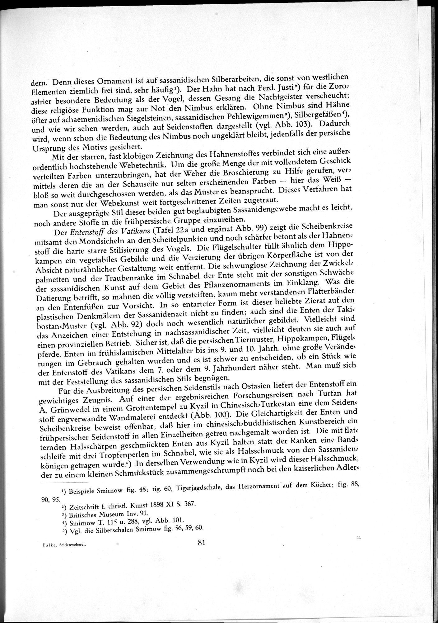 Kunstgeschichte der Seidenweberei : vol.1 / 173 ページ（白黒高解像度画像）