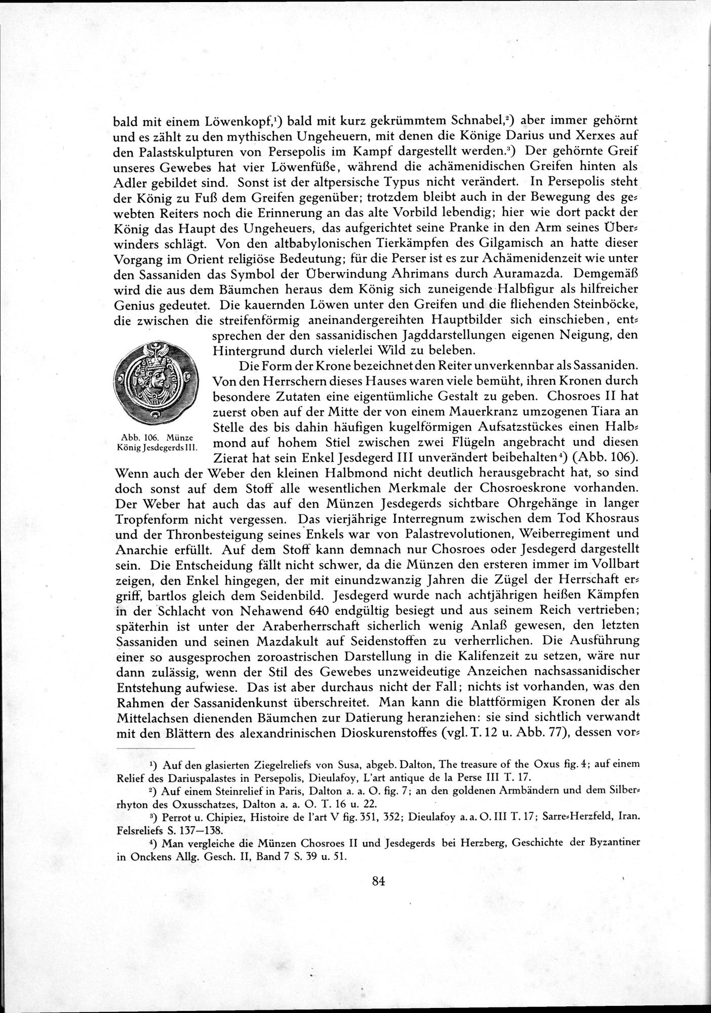 Kunstgeschichte der Seidenweberei : vol.1 / 176 ページ（白黒高解像度画像）
