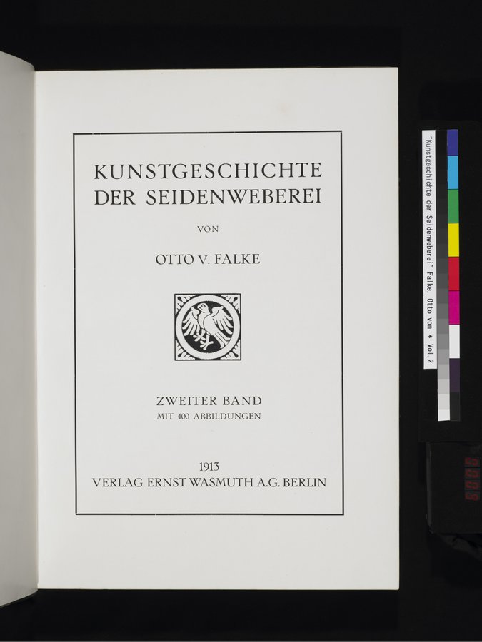 Kunstgeschichte der Seidenweberei : vol.2 / 9 ページ（カラー画像）