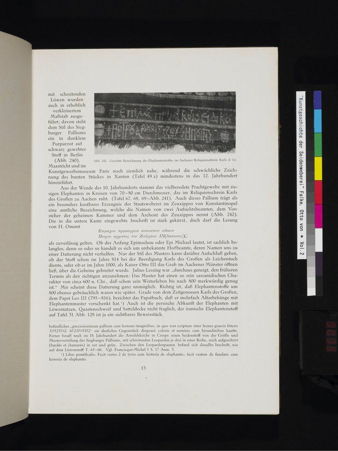 Kunstgeschichte der Seidenweberei : vol.2 / 35 ページ（カラー画像）