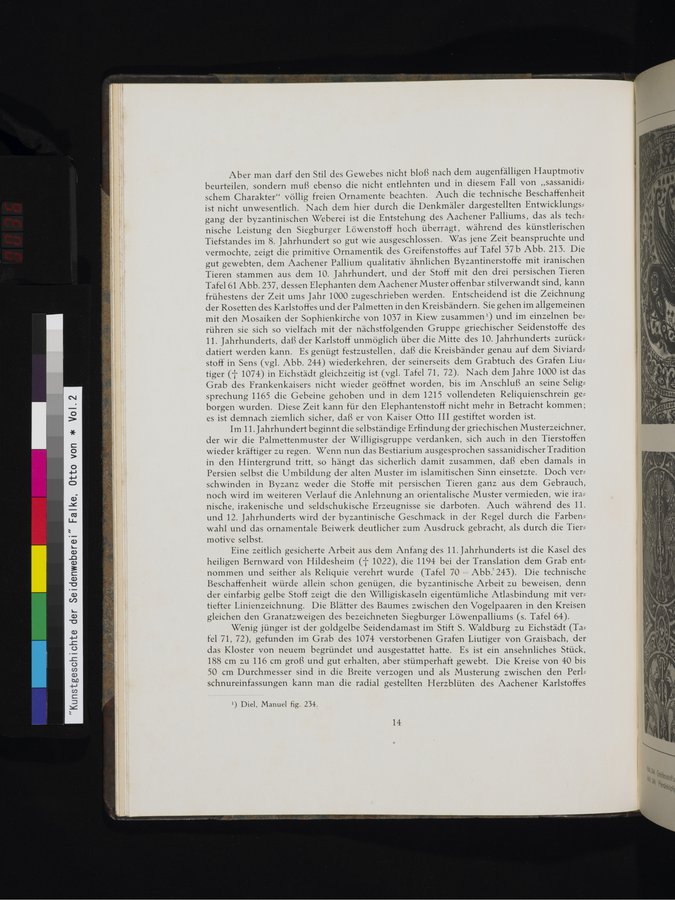 Kunstgeschichte der Seidenweberei : vol.2 / 36 ページ（カラー画像）