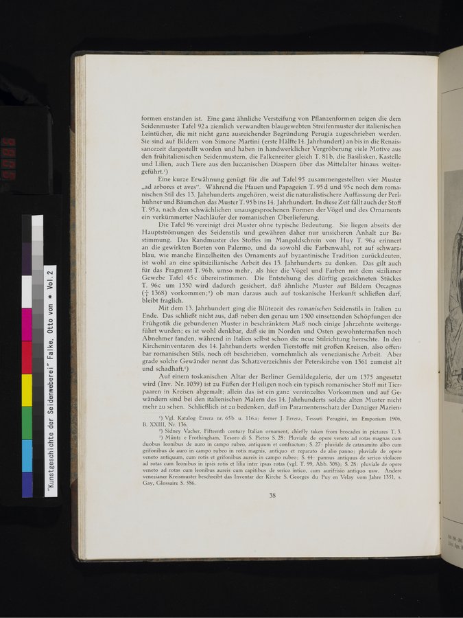 Kunstgeschichte der Seidenweberei : vol.2 / 86 ページ（カラー画像）