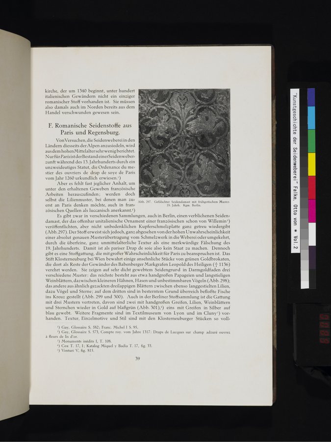 Kunstgeschichte der Seidenweberei : vol.2 / Page 89 (Color Image)
