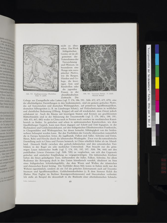 Kunstgeschichte der Seidenweberei : vol.2 / 105 ページ（カラー画像）