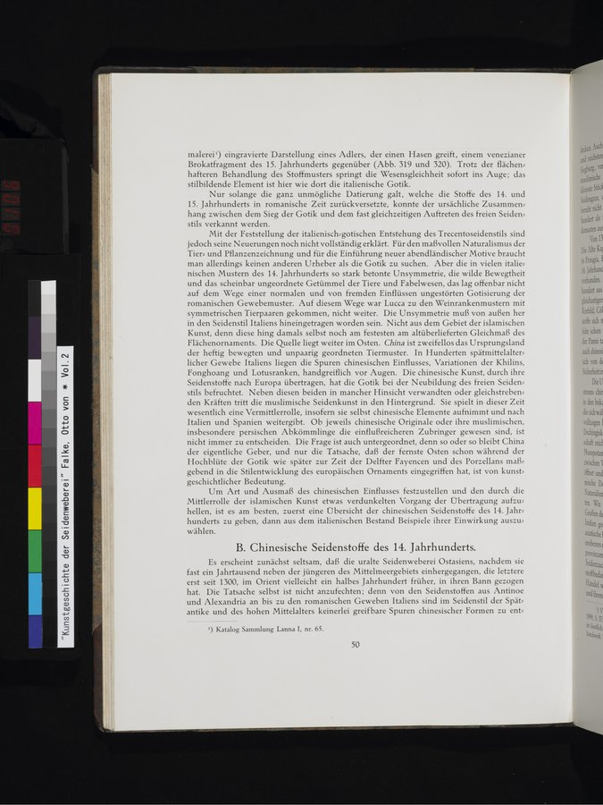 Kunstgeschichte der Seidenweberei : vol.2 / 106 ページ（カラー画像）