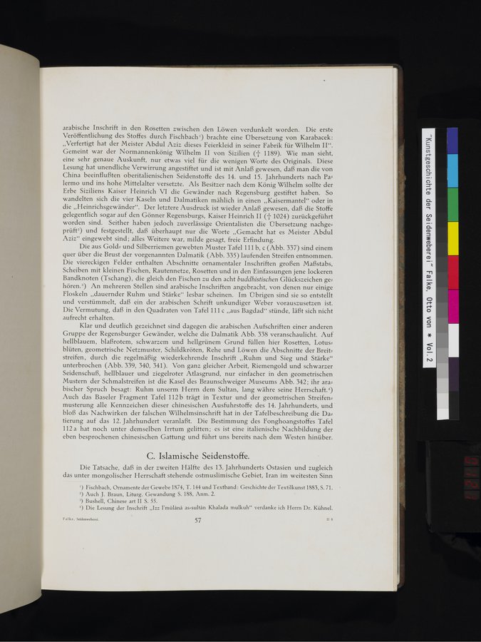 Kunstgeschichte der Seidenweberei : vol.2 / 121 ページ（カラー画像）