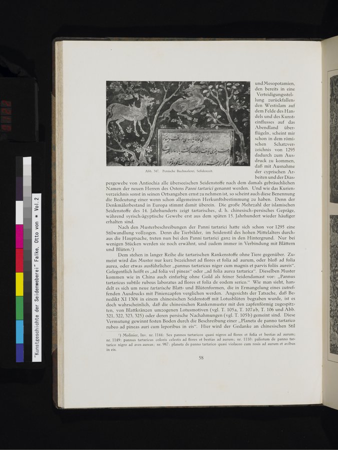 Kunstgeschichte der Seidenweberei : vol.2 / 122 ページ（カラー画像）
