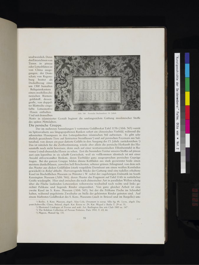 Kunstgeschichte der Seidenweberei : vol.2 / 125 ページ（カラー画像）