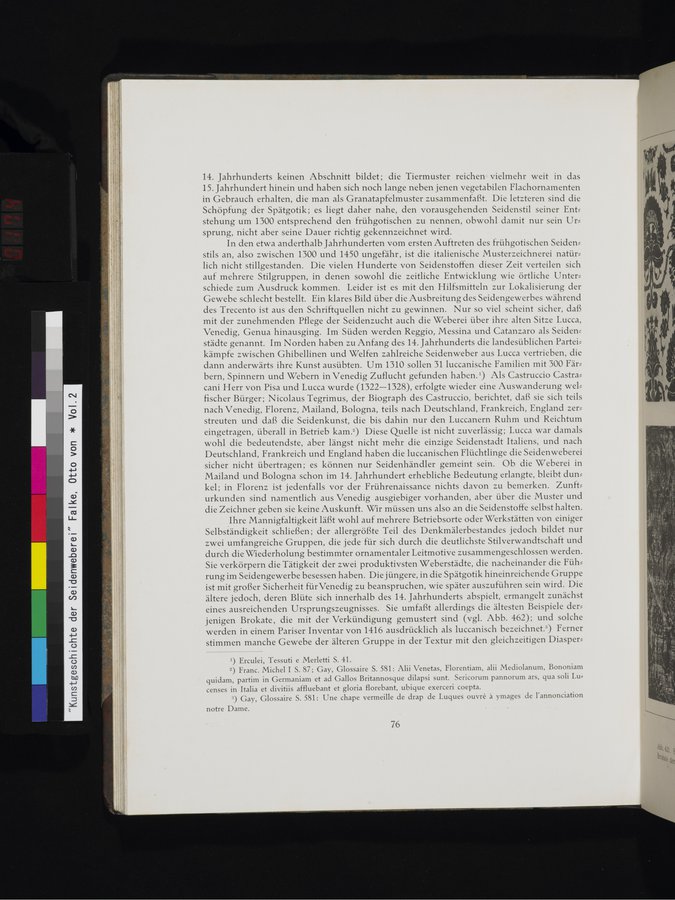 Kunstgeschichte der Seidenweberei : vol.2 / 174 ページ（カラー画像）