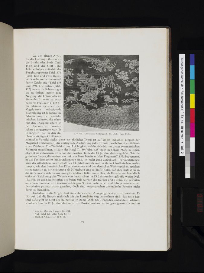 Kunstgeschichte der Seidenweberei : vol.2 / 181 ページ（カラー画像）