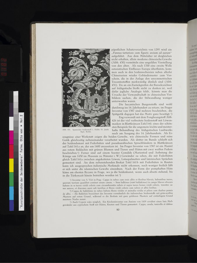 Kunstgeschichte der Seidenweberei : vol.2 / 182 ページ（カラー画像）