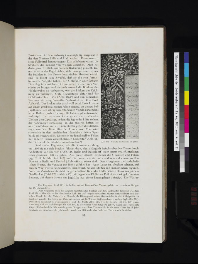 Kunstgeschichte der Seidenweberei : vol.2 / 195 ページ（カラー画像）