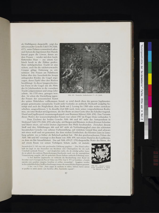 Kunstgeschichte der Seidenweberei : vol.2 / 199 ページ（カラー画像）