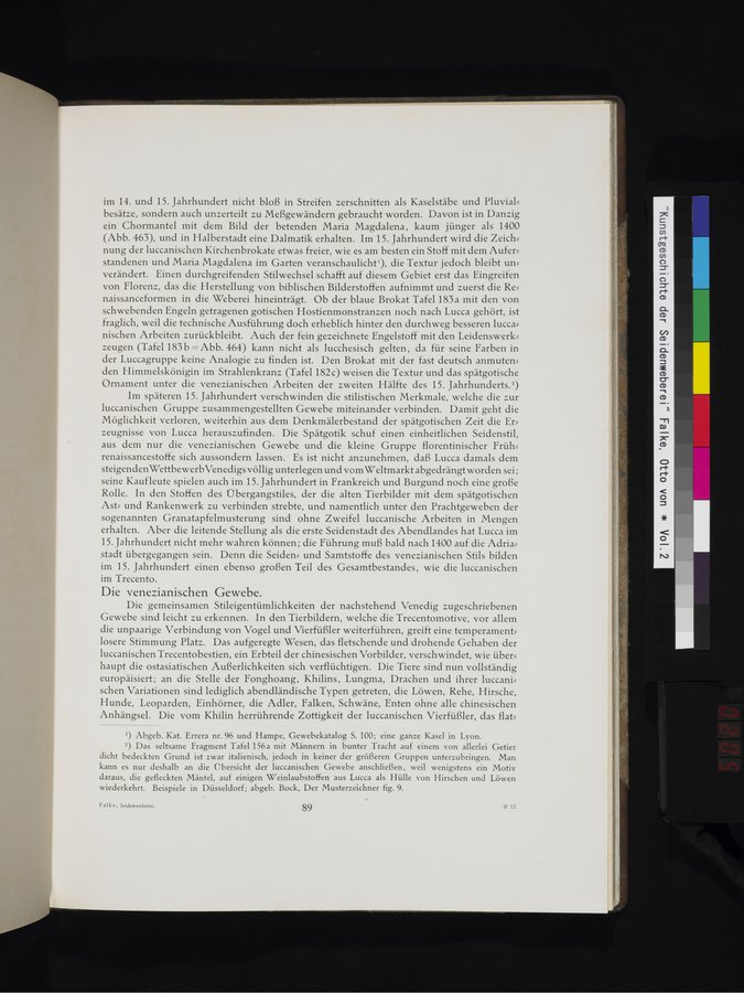 Kunstgeschichte der Seidenweberei : vol.2 / 205 ページ（カラー画像）