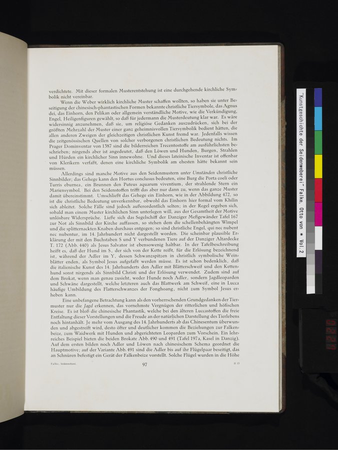 Kunstgeschichte der Seidenweberei : vol.2 / 227 ページ（カラー画像）
