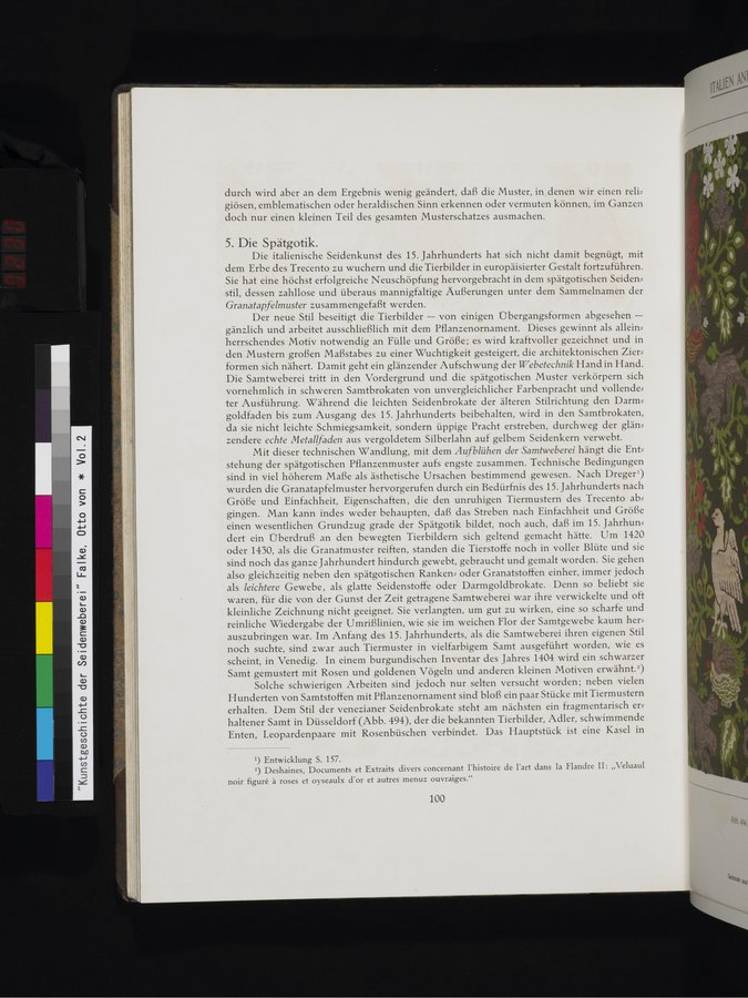 Kunstgeschichte der Seidenweberei : vol.2 / 230 ページ（カラー画像）