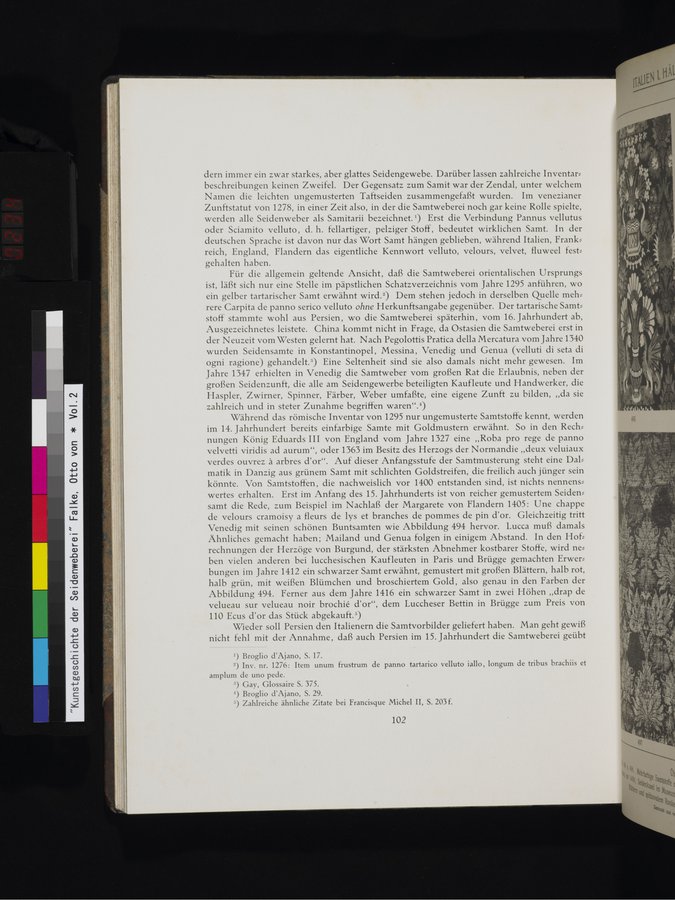 Kunstgeschichte der Seidenweberei : vol.2 / 234 ページ（カラー画像）