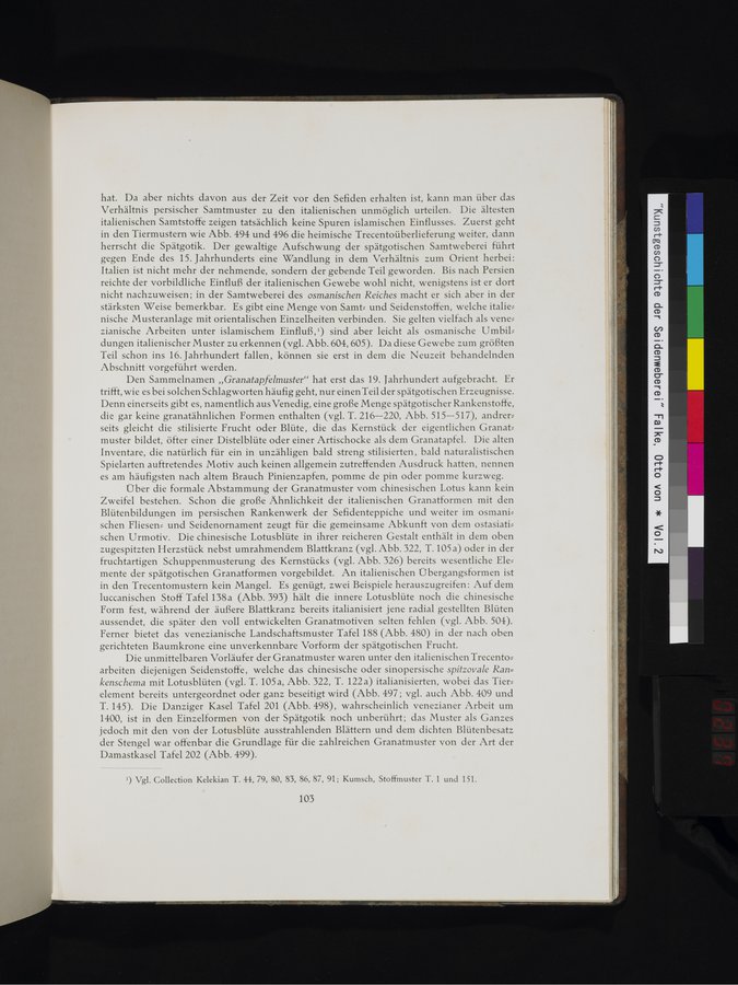 Kunstgeschichte der Seidenweberei : vol.2 / 237 ページ（カラー画像）