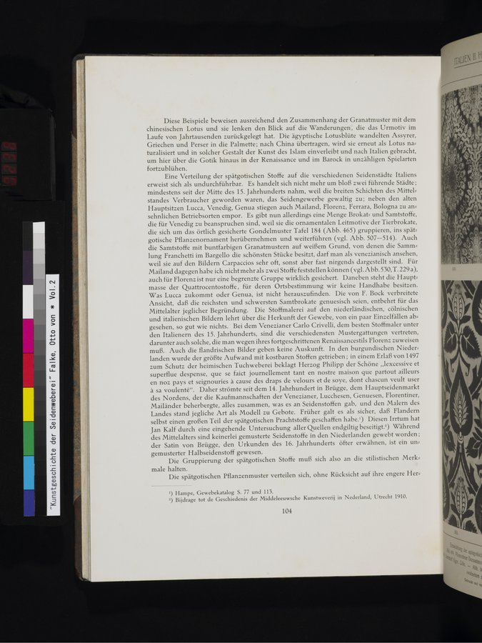 Kunstgeschichte der Seidenweberei : vol.2 / 238 ページ（カラー画像）