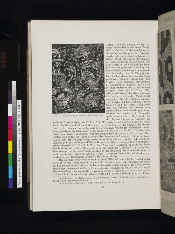 Kunstgeschichte der Seidenweberei : vol.2 / Page 252 (Color Image)