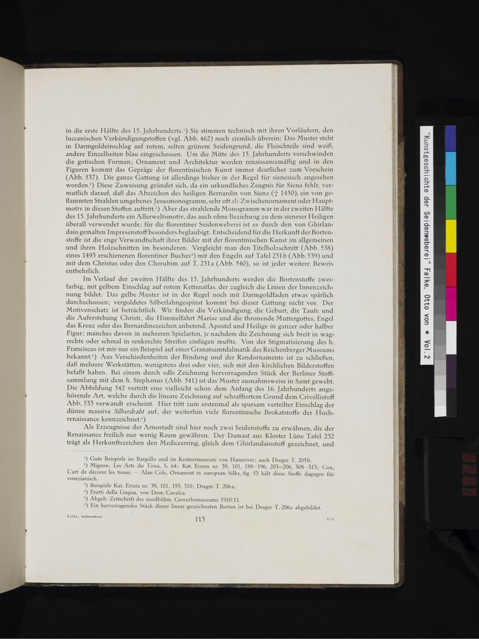 Kunstgeschichte der Seidenweberei : vol.2 / 267 ページ（カラー画像）