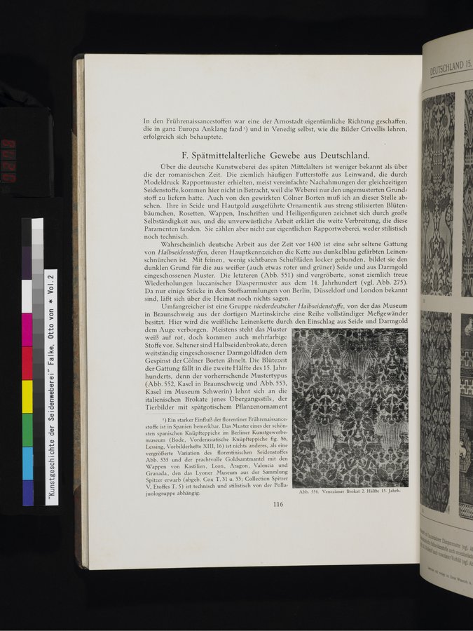 Kunstgeschichte der Seidenweberei : vol.2 / 278 ページ（カラー画像）