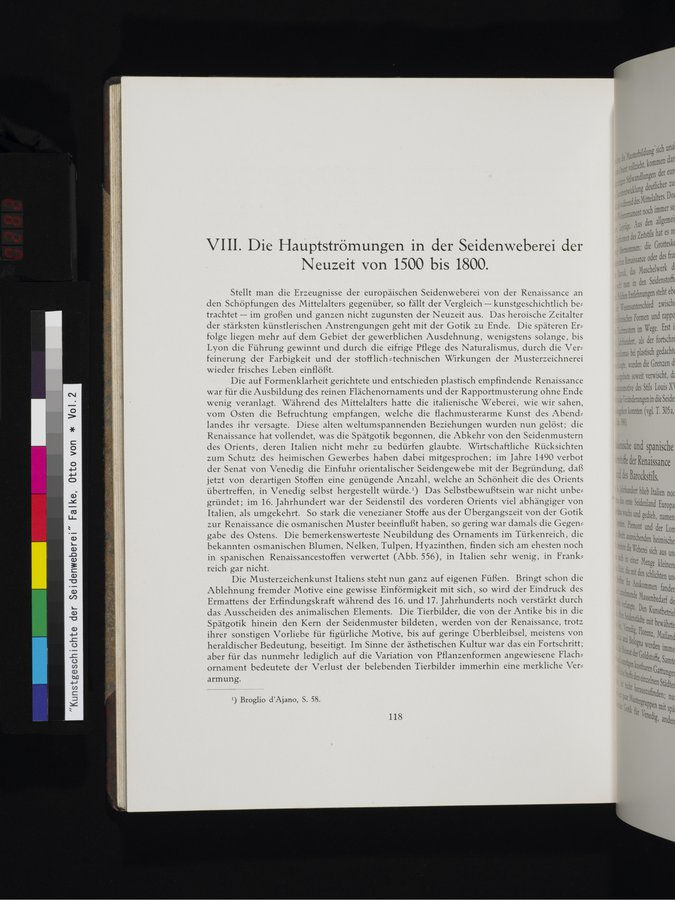 Kunstgeschichte der Seidenweberei : vol.2 / 282 ページ（カラー画像）