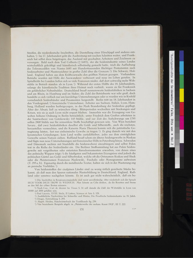 Kunstgeschichte der Seidenweberei : vol.2 / 305 ページ（カラー画像）