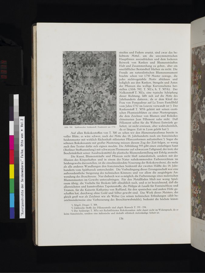 Kunstgeschichte der Seidenweberei : vol.2 / 314 ページ（カラー画像）