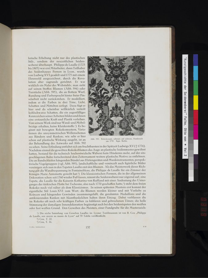 Kunstgeschichte der Seidenweberei : vol.2 / 319 ページ（カラー画像）