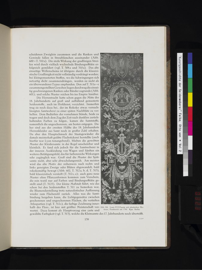 Kunstgeschichte der Seidenweberei : vol.2 / 323 ページ（カラー画像）