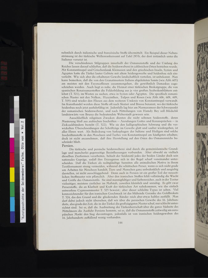 Kunstgeschichte der Seidenweberei : vol.2 / Page 332 (Color Image)