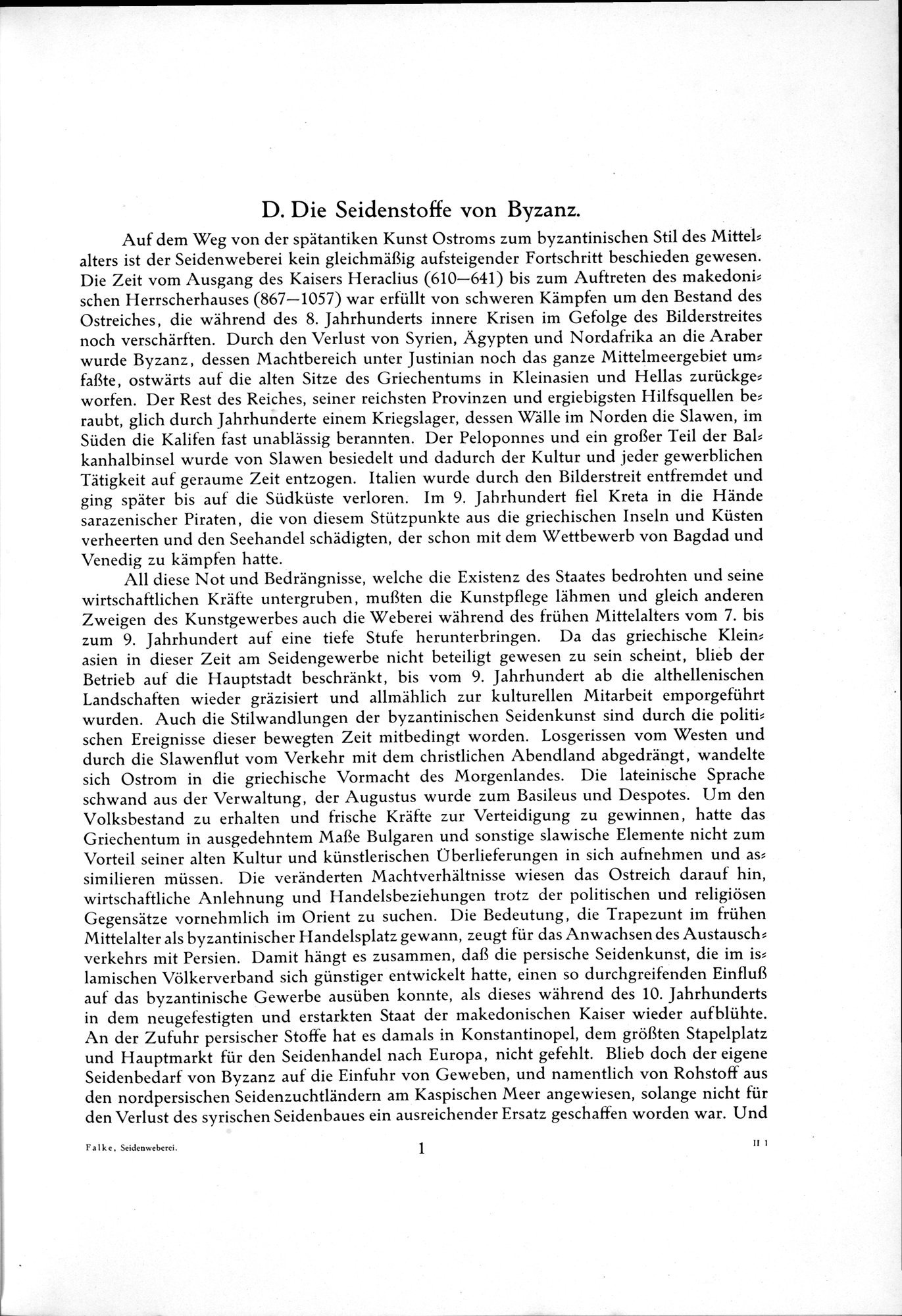 Kunstgeschichte der Seidenweberei : vol.2 / 11 ページ（白黒高解像度画像）