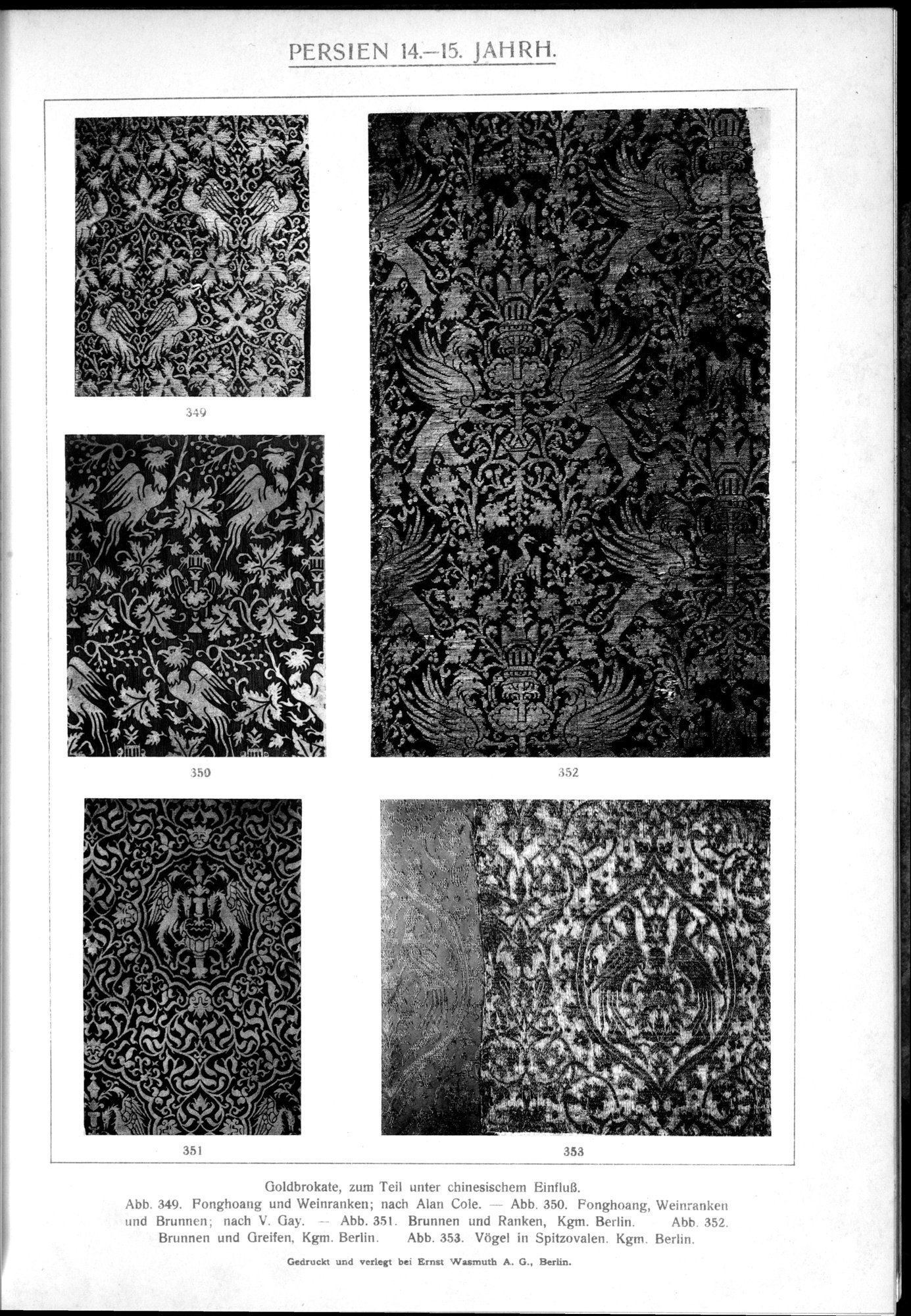 Kunstgeschichte der Seidenweberei : vol.2 / Page 127 (Grayscale High Resolution Image)
