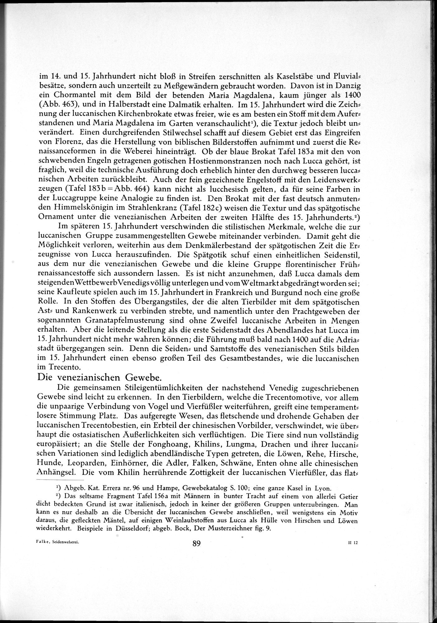 Kunstgeschichte der Seidenweberei : vol.2 / Page 205 (Grayscale High Resolution Image)
